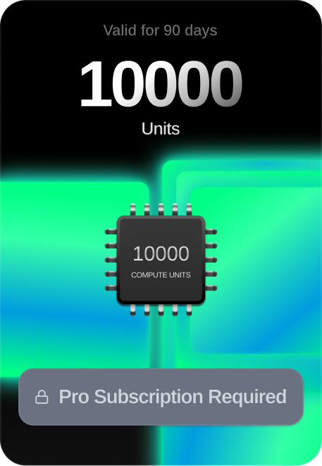 10000 유닛 · Pro 구독 필요